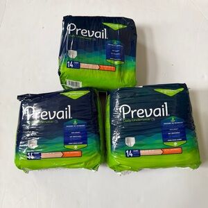 3 packs XL Prevail Per-Fit Incontinence Protective Underwear Extra Absorbency